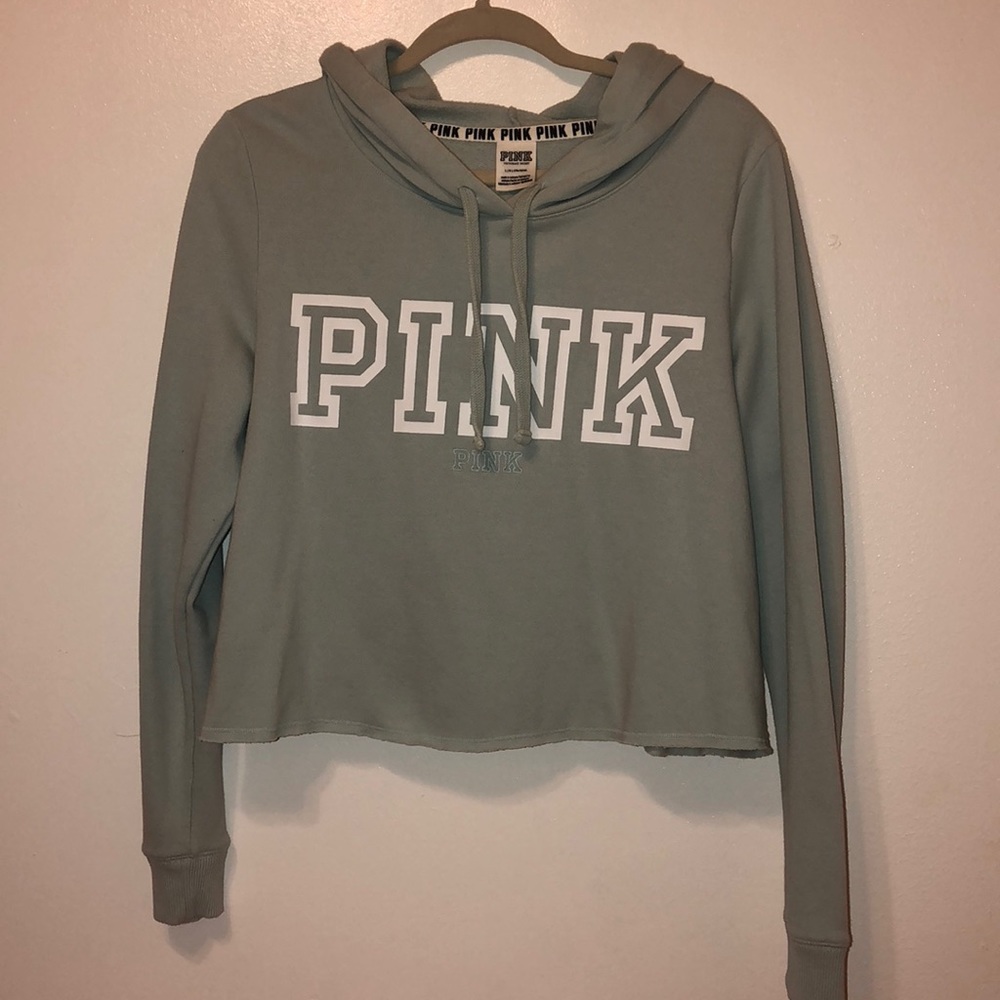 PINK cropped hoodie